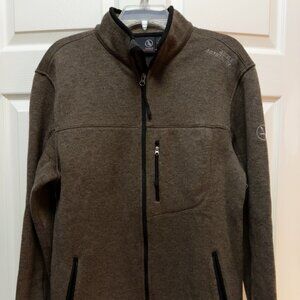 🤎 Aigle Actimum Wool Blend Zip Jacket | Men’s XL | Outdoor Performance